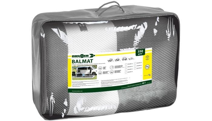 Brunner Balmat Zeltteppich, 300x450cm, grau/weiß 1 Brunner Balmat Zeltteppich, 300x450cm, grau/weiß