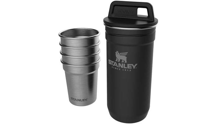 Stanley Adventure Shot Becherset, Edelstahl, 59ml, schwarz 1 Stanley Adventure Shot Becherset, Edelstahl, 59ml, schwarz