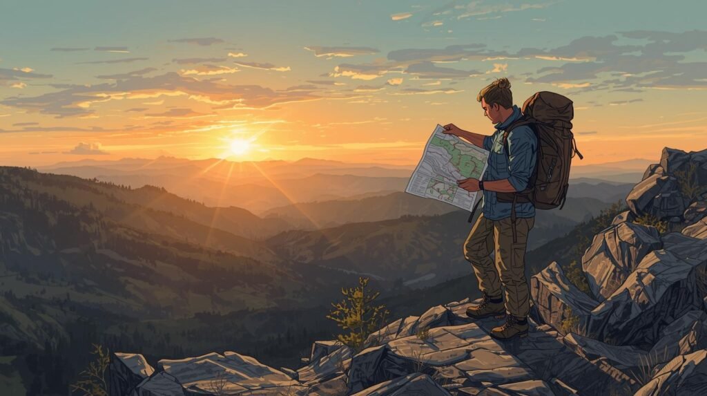 Orientierung im Gelaende beim Camping 2 - Camping Check