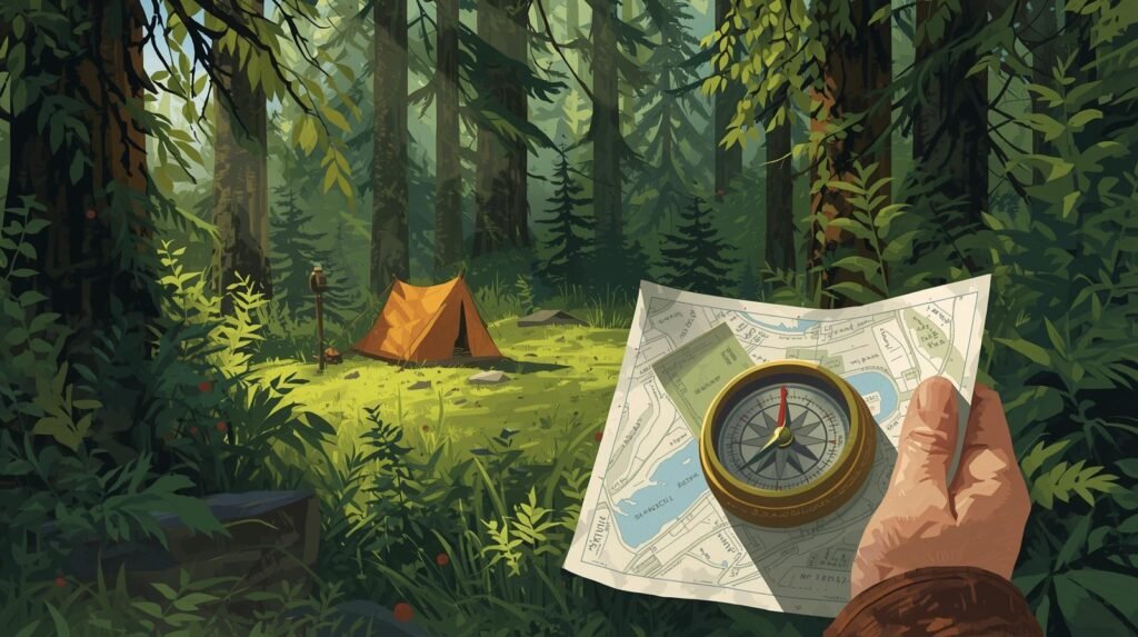 Orientierung im Gelaende beim Camping 3 - Camping Check