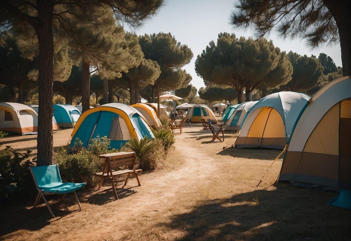 Camping sites, bungalows, and maxicaravans in Bibione with various entertainment and leisure activities