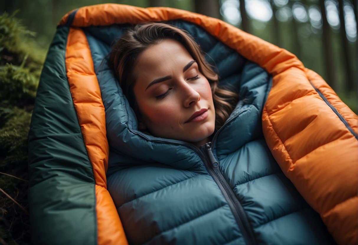 A durable synthetic sleeping bag, suitable for any adventure, with care instructions and ideal use scenarios