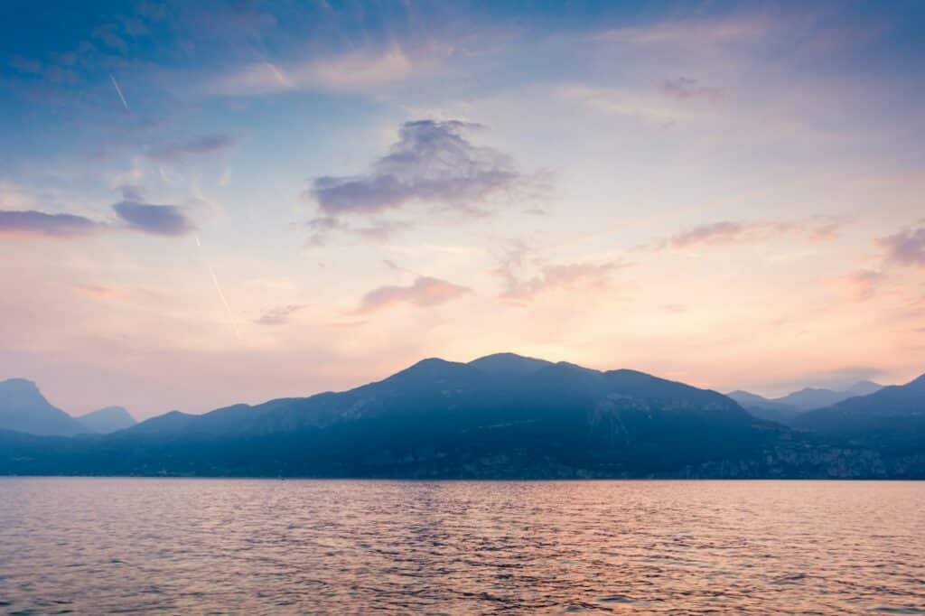 Sunset at Lake Garda