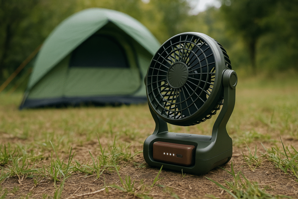 Ventilator mit Akku fürs Camping: Die besten Modelle für unterwegs 2 20250504 0009 Tragbarer Camping Ventilator simple compose 01jtc32k51eeabbb1szw5sg60f - Camping Check