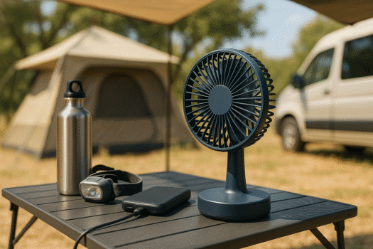 Akku-Ventilatoren fürs Camping im Vergleich: Leise, tragbar & leistungsstark – die besten Modelle für kühle Luft an heißen Tagen im Zelt oder Wohnmobil.