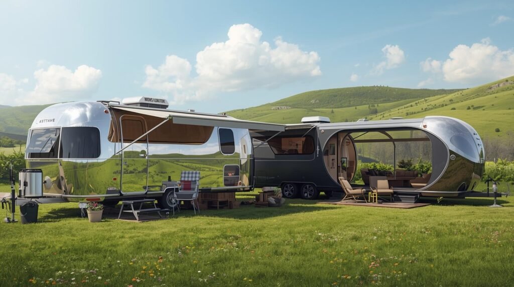 Welche Camper-Typen müssen besonders auf das Wohnwagengewicht achten? 3 Grosse Wohnwagen fuer Langzeit Camping Luxus - Camping Check