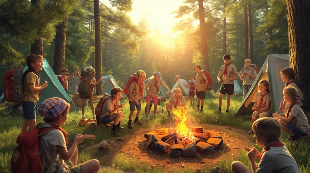 Camping Ferienlager für Kinder: Abenteuer, Natur & Gemeinschaft erleben 2 Pfadfinderlager - Camping Check