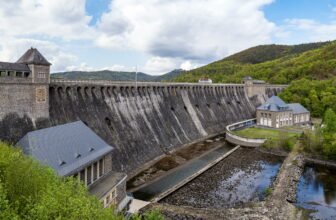 Edersee Dam, Germany.