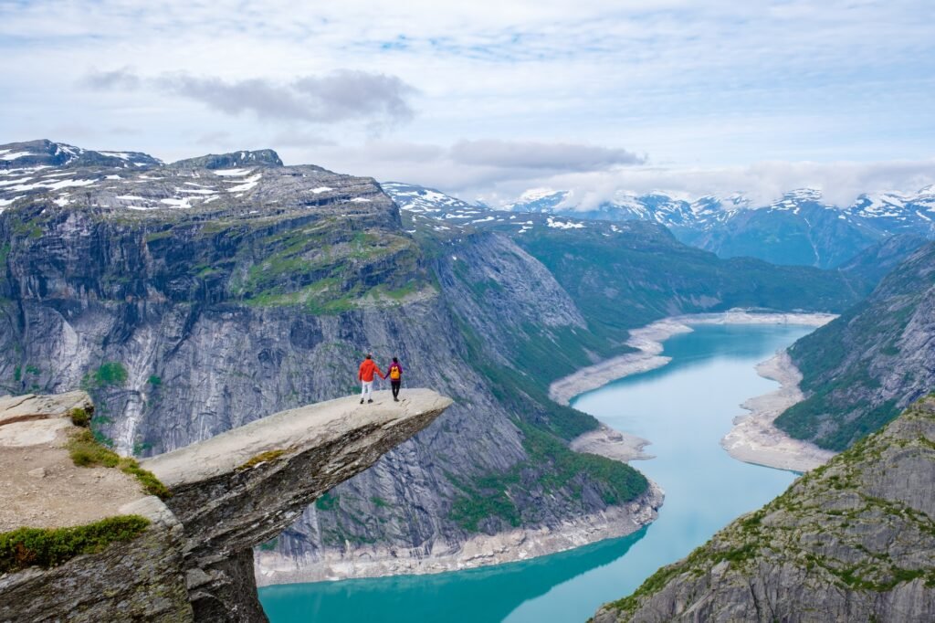 Trolltunga, Norway A Couple's Summer View