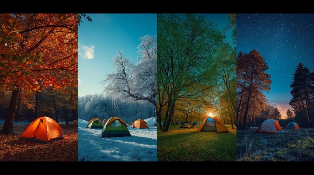 Bild 21 Vier Jahreszeiten Camping Collage - Camping Check