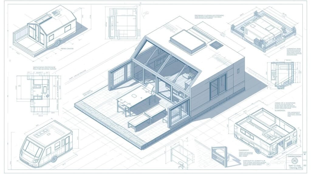 Der perfekte Wohnwagen Vorbau: Schutz und Komfort für jeden Camper 5 Wohnwagen Planung und Masse Foundation fuer den perfekten WohnwagenVorbau1 - Camping Check