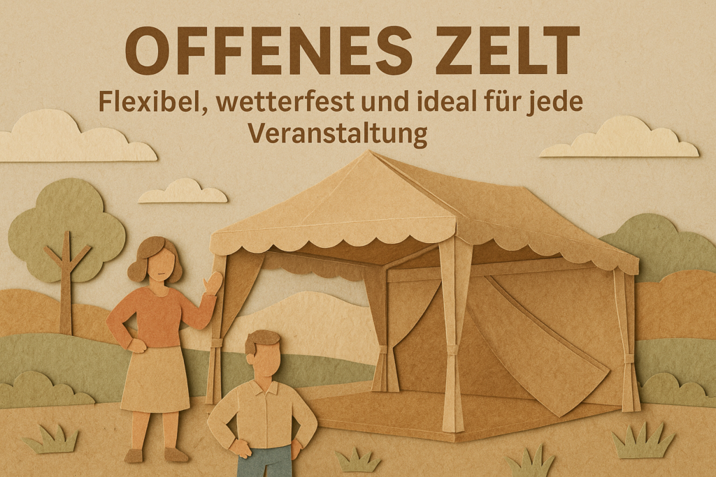Offenes Zelt: Flexibel, wetterfest und ideal für jede Veranstaltung 1 20251210 1957 Flexibles Wetterfestes Zelt simple compose 01kc4sxnw0e3zt7e85975tzzc2 - Camping Check