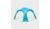 Portal Outdoor Asper Pavillion, 365x365cm, blau
