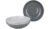 Gimex Classic Line Granite Suppenteller, 4er Set, grau