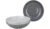Gimex Classic Line Granite Suppenteller, 4er Set, grau