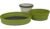 Sea to Summit X-Set 3 Geschirrset, 4-teilig, olive/sand