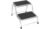 Bo-Camp Double Doppeltrittstufe, grau/schwarz, 44x62x39cm