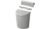 Pro Plus Abfalleimer mit Deckel, 10L, grau