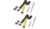 Pro Plus Sturm-Abspannset mit Clips, 2x3m