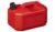 Pro Plus Benzinkanister, Kunststoff, 10L, rot, niedrig