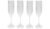 Via Mondo Rimas Sektglas, 4er Set, 150ml