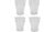 Via Mondo Alba Glas, 4er Set, Trinkglas, 420ml