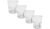 Via Mondo Artchi Trinkglas, 4er Set, 210ml