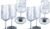 silwy Magnet Weinglas, Kunststoff, 6er Set, 200ml
