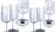 silwy Magnet Weinglas, Kunststoff, 6er Set, 300ml