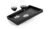 silwy Metall-Tablett im Lederlook, schwarz