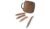 GSI Outdoors Rakau Messer-Set, 4-teilig