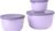 Mepal Cirqula Multischüssel-Set, rund, 3-teilig, hoch, nordic lilac