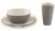Outwell Gala Dinner Set, 2 Personen, 8-teilig, grau/sandfarben