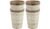 Bo-Camp Halo Becher, 400ml, 4er-Set, beige