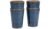 Bo-Camp Halo Becher, 400ml, 4er-Set, blau