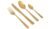 Gimex Besteckset, Edelstahl, 16-teilig, gold