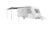 Westfield Canopy Shady Pro Sonnendach, grau, 410cm