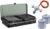 CADAC 2-Cook 3 Pro Deluxe Gaskocher inkl. PowerPak Regler +2 Gaskartuschen, 50mbar – Camping Wagner Edition