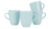 Gimex Royal Line Tasse, 4er Set, hellblau