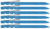 Sea to Summit Ground Control Light Zeltheringe, 6 Stück, blau