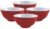 Bo-Camp Schale, 650ml, 4er-Set, rot