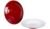 Bo-Camp Suppenteller, Ø21,5cm, 4er-Set, rot
