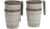 Bo-Camp Halo Tasse, 400ml, 4er-Set, beige