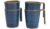 Bo-Camp Halo Tasse, 400ml, 4er-Set, blau