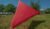 Bent Zip Protect Canvas Single verbindbares Sonnensegel, 250x250cm, rot