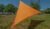 Bent Zip Canvas verbindbares Sonnensegel, 250x250cm, orange