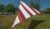 Bent Zip Canvas verbindbares Sonnensegel, 250x250cm, stripe white