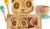 Pandoo Kindergeschirr Set, Bambus/Silikon