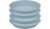 Koziol Connect Plate, Ø24cm, 4-teilig, flower blau