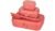 Koziol PASCAL READY  Lunchbox + Besteck-Set 4er-Set, coral